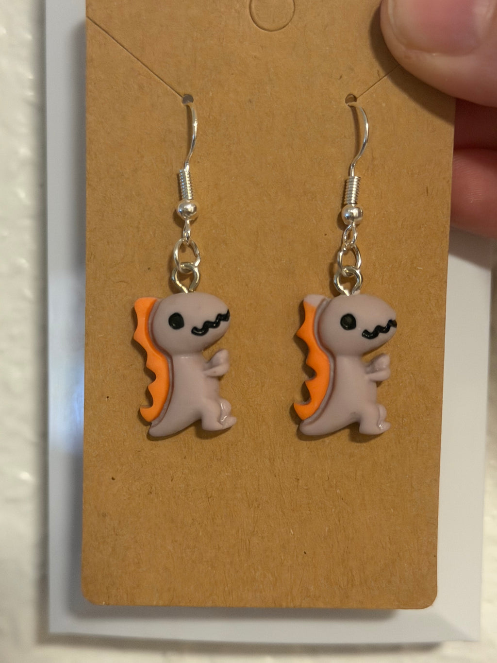 Dino earrings