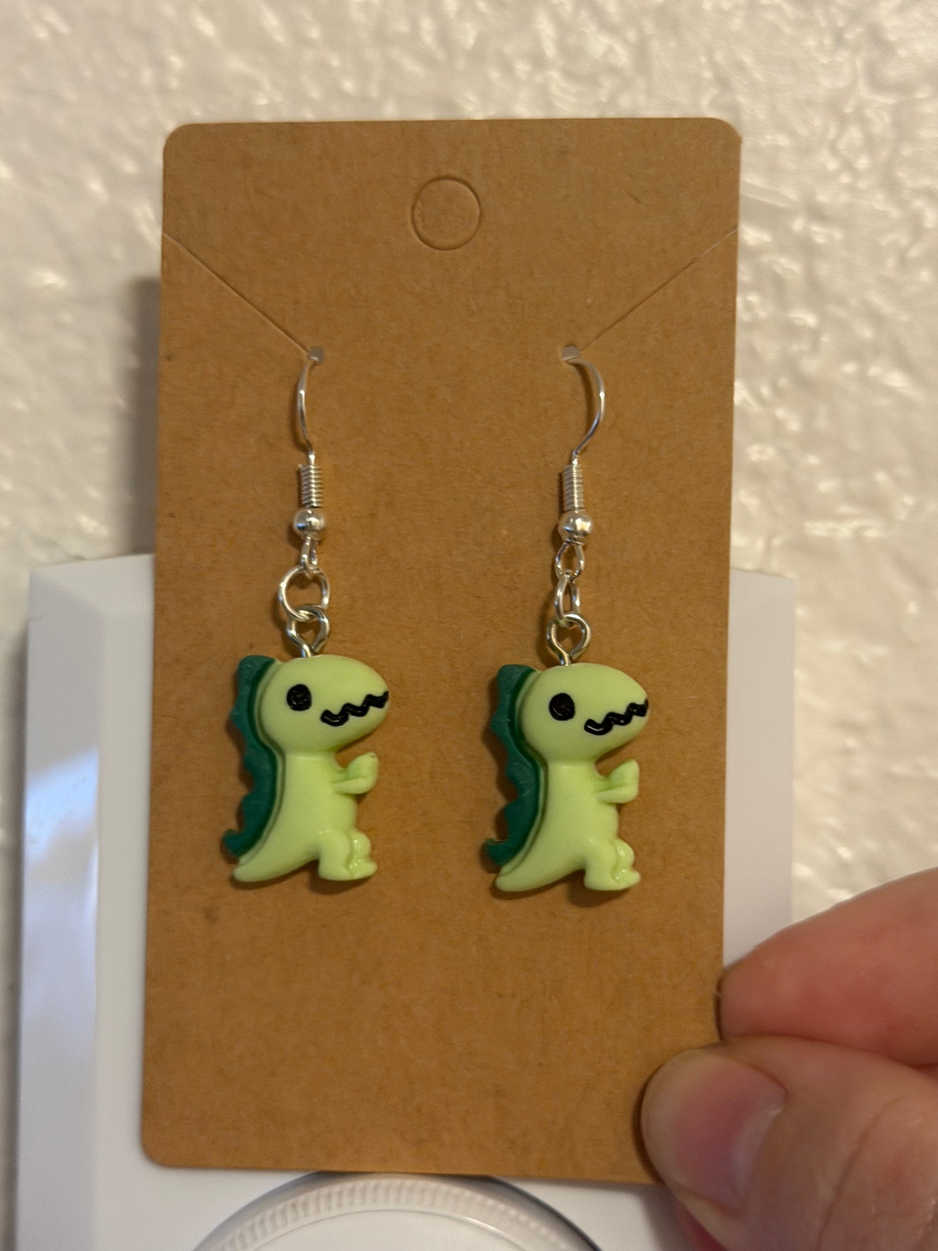 Dino earrings