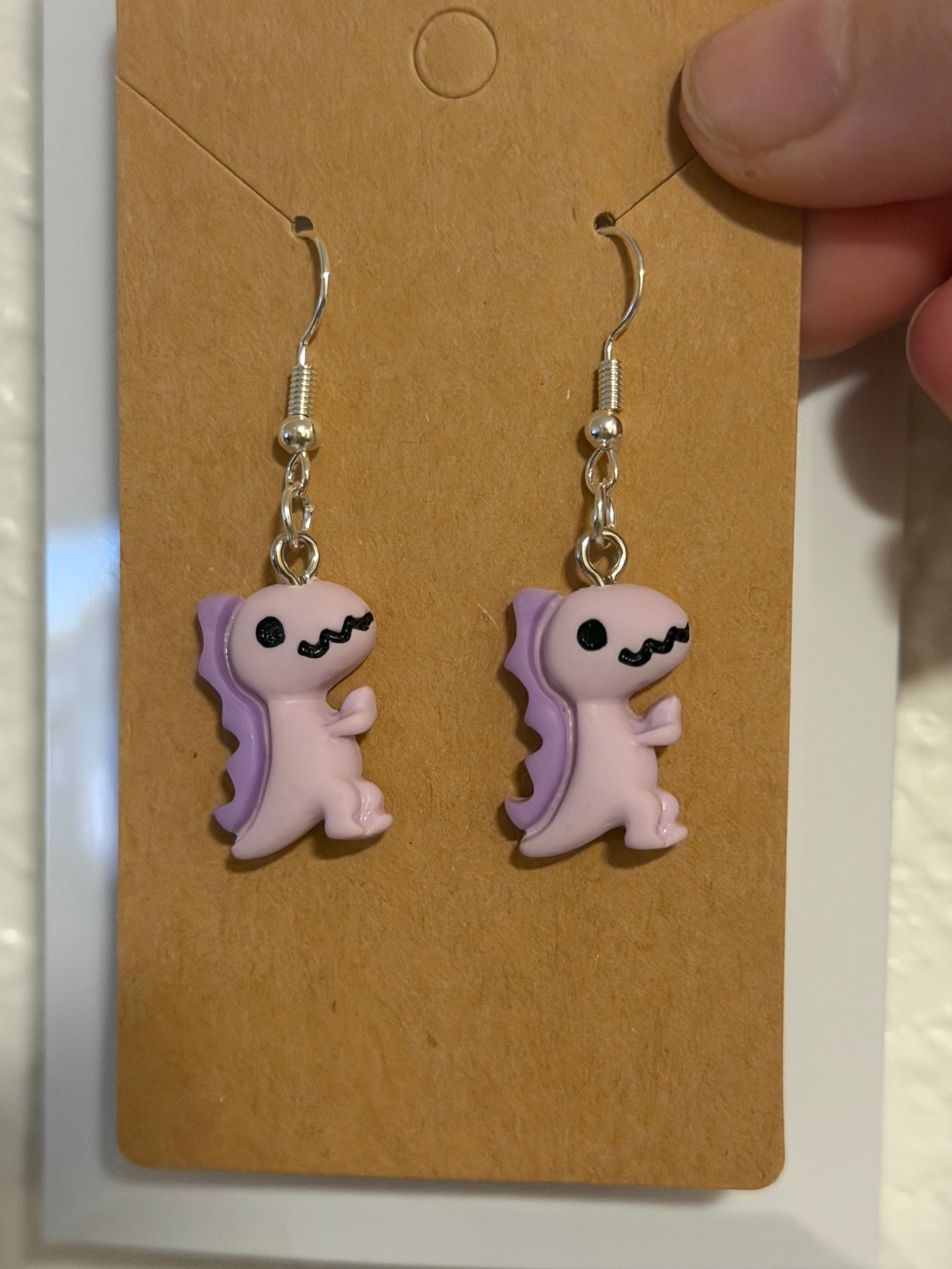 Dino earrings