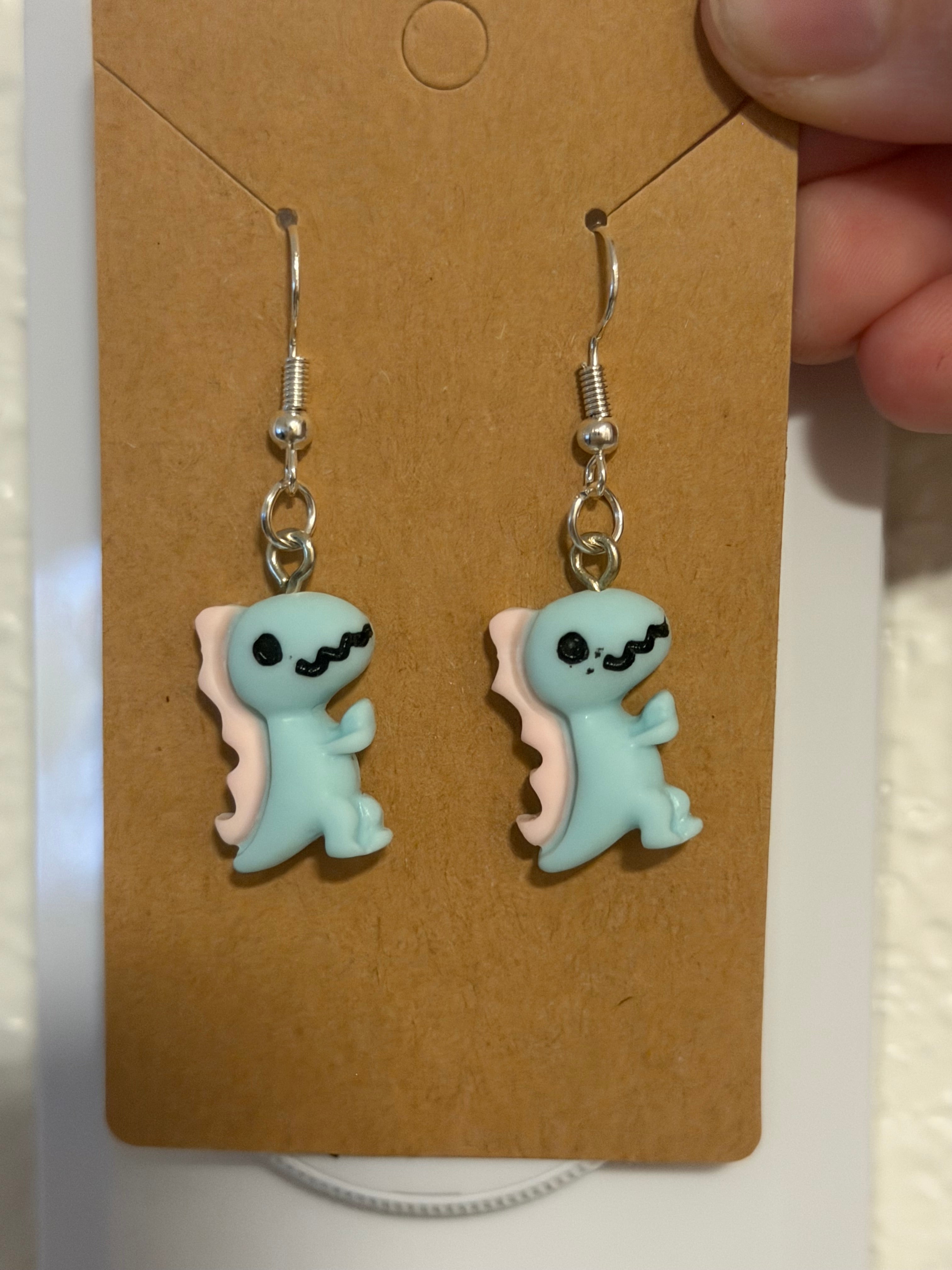 Dino earrings